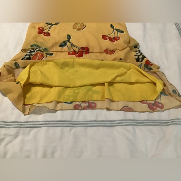 Fruit 🍌 🍎 🍉 print ruffle dress - Picture 3 of 6